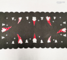  60x120 grafit mikołaje CHRISTMAS MD04068 Bieżnik świąteczny