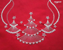  40x160 brodo choinka CHRISTMAS MD04019 Bieżnik świąteczny