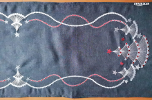  40x160 grafit choinka CHRISTMAS MD04018 Bieżnik świąteczny